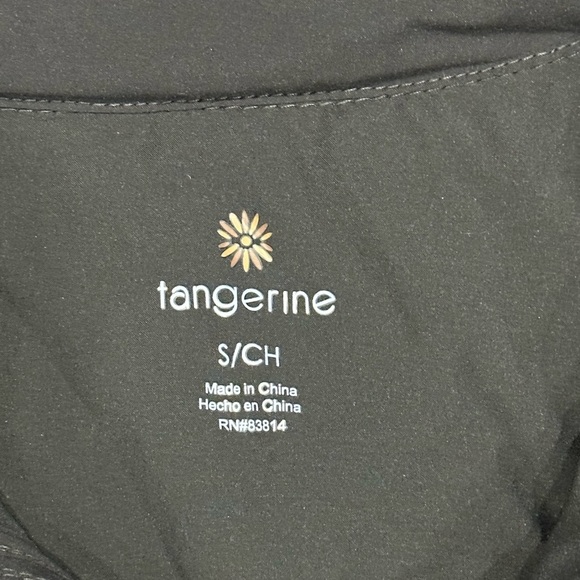 Women’s Tangerine Small 4 - 6 Vest Jacket Coat Black Sleeveless Packable Stretch - Picture 8 of 10